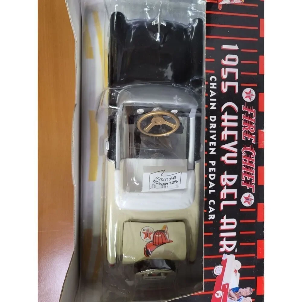 Texaco Fire Chief Black 1955 Chevy Bel Air Diecast Pedal Car By Gearbox #A67